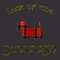 Luck Of The Scottish Tartan Scottie Dog St Patrick's Vintage Hoodie | Artistshot