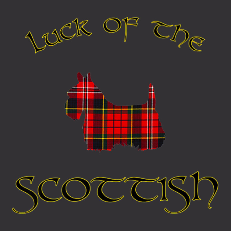 Luck Of The Scottish Tartan Scottie Dog St Patrick's Vintage Hoodie | Artistshot