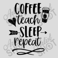 Coffee Teach Sleep Repeat Teacher  For Men Women Funny Retro Men's Polo Shirt | Artistshot