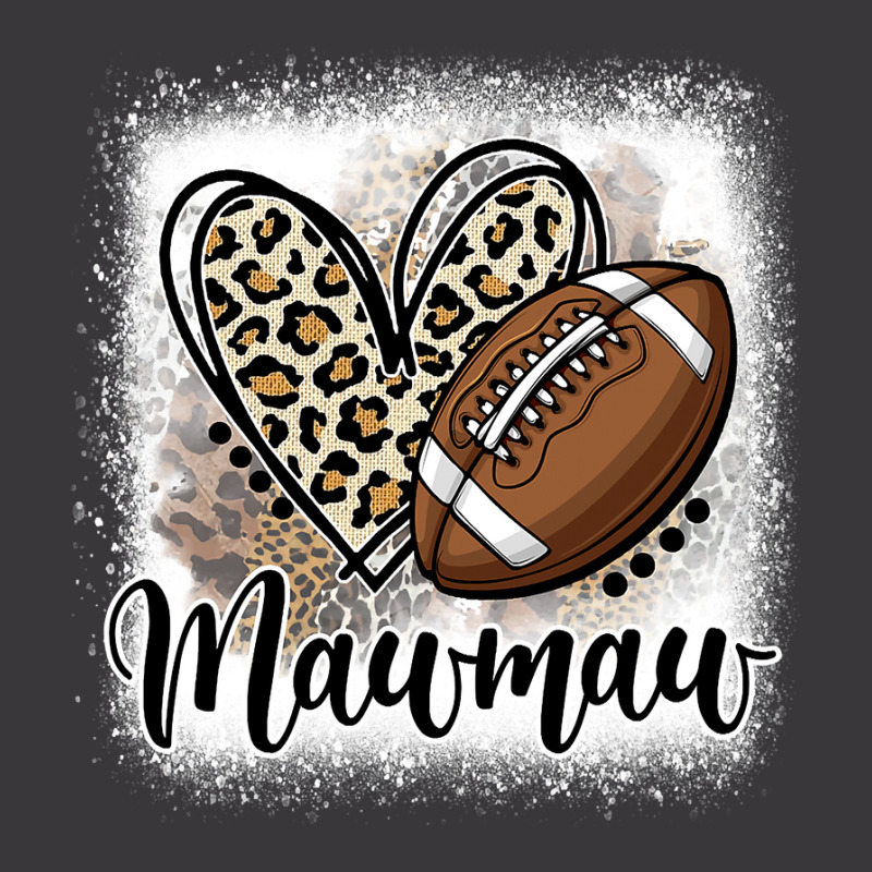 Football Mawmaw Funny Leopard Heart Family Sporty Ladies Curvy T-Shirt by peafowl | Artistshot