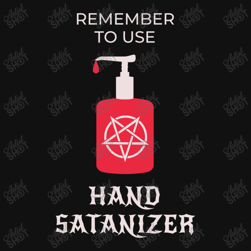 Funny Satanic Hand Sanitizer   Satanic Baby Bibs by senyumterus | Artistshot