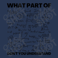 Funny What Part Of Don't You Understand Math Teacher Gift Birthday Gif Men Denim Jacket | Artistshot