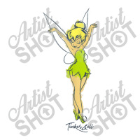 Peter Pan Tinker Bell Watercolor Sketch Crop Top | Artistshot