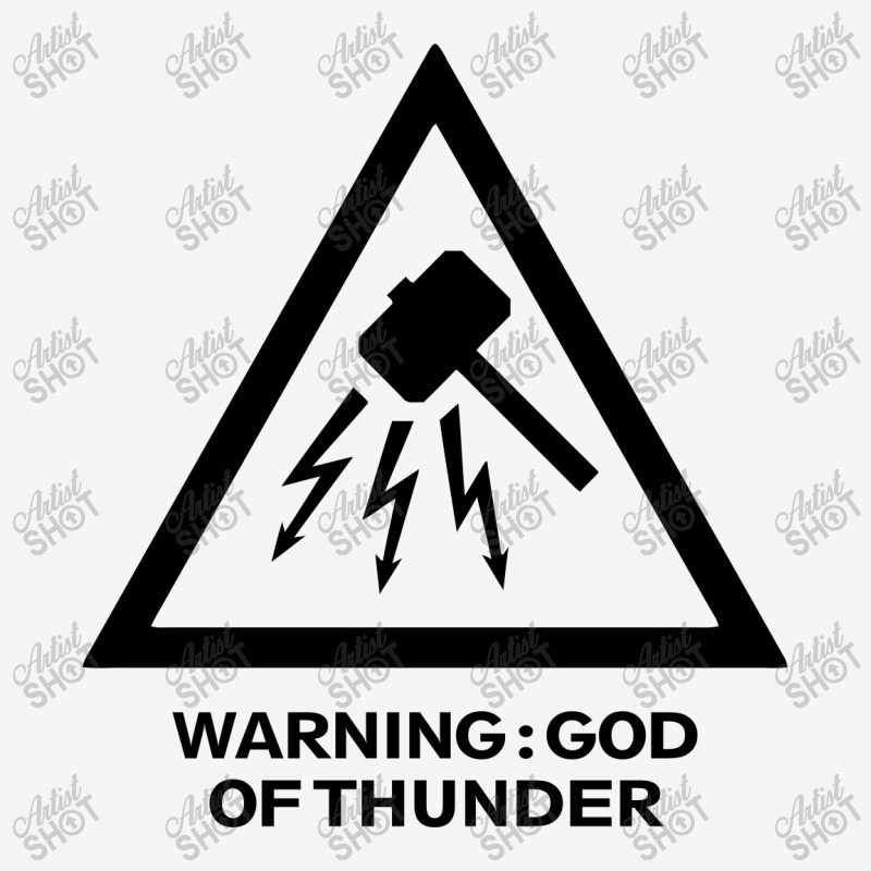 Warning God Of Thunder Classic T-shirt by Akhtar21 | Artistshot