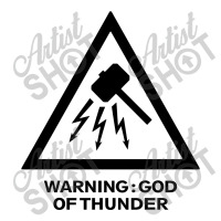 Warning God Of Thunder Men's T-shirt Pajama Set | Artistshot