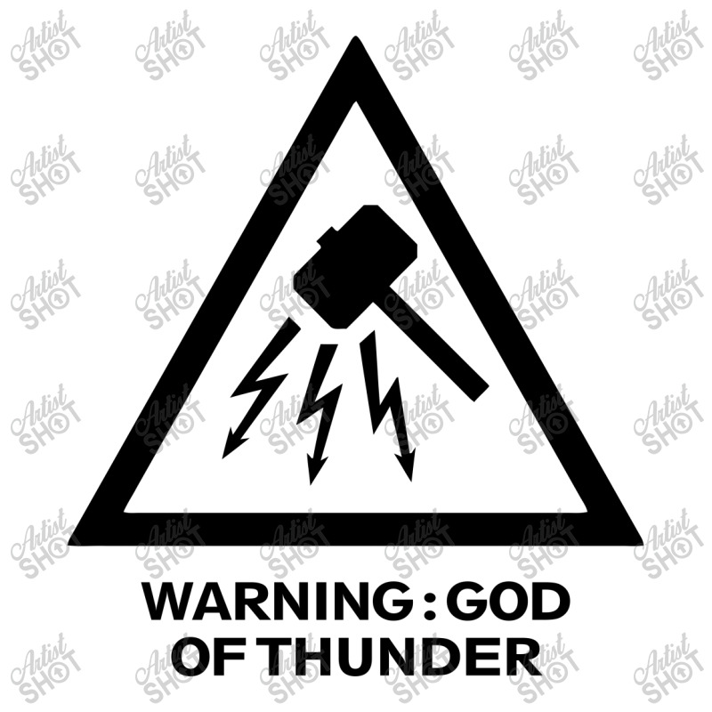 Warning God Of Thunder Unisex Hoodie by Akhtar21 | Artistshot