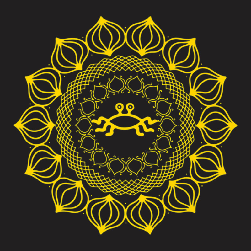 Mandala Funny Pastafarian Fsm - Yellow T-shirt | Artistshot