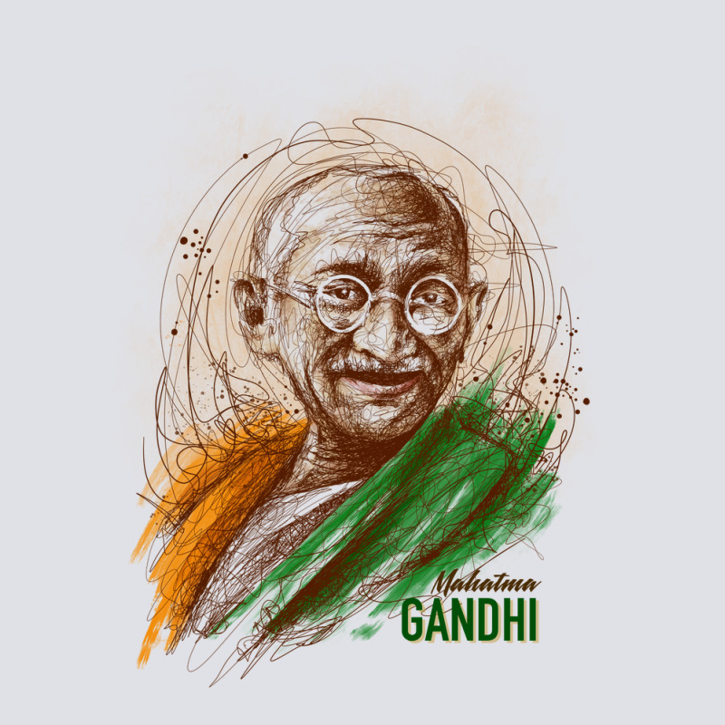 Mahatma Gandhi Jayanti Scribble Art Bucket Hat | Artistshot