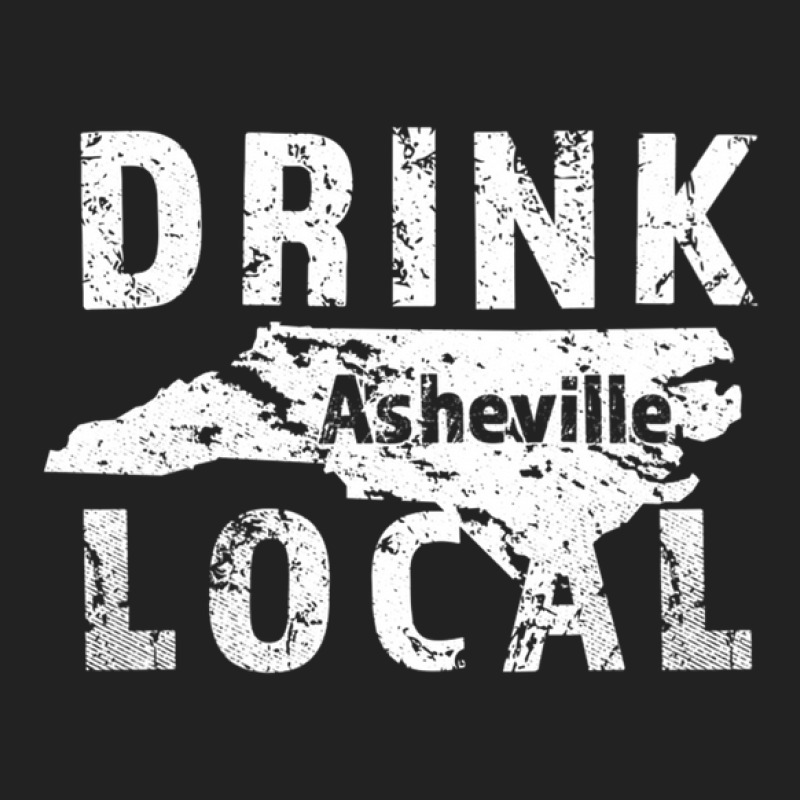 Distressed Drink Local Asheville Nc Backpack | Artistshot