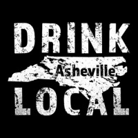 Distressed Drink Local Asheville Nc Fleece Short | Artistshot