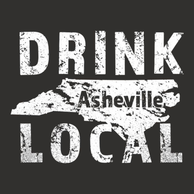 Distressed Drink Local Asheville Nc Champion Hoodie | Artistshot