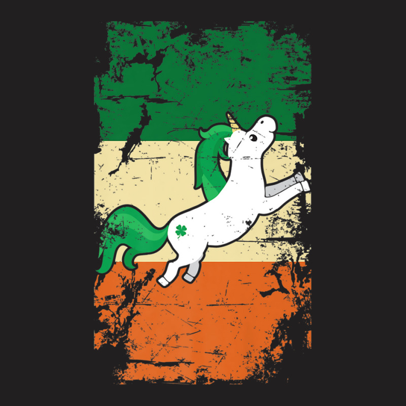 Distressed Irish Flag St Patrick - Unicorn Tee T-shirt | Artistshot