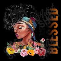 Black Girl Just Blessed Black Christian Black History Month Painting Adjustable Cap | Artistshot