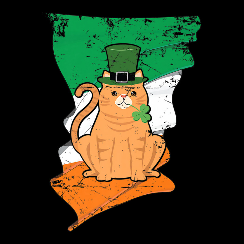 Distressed Irish Flag St Patricks Cat Tee V-neck Tee | Artistshot