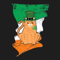 Distressed Irish Flag St Patricks Cat Tee Classic T-shirt | Artistshot