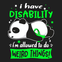 Disability Awareness T  Shirt I Have Disability I'm Allowed To Do Weir Ladies Polo Shirt | Artistshot