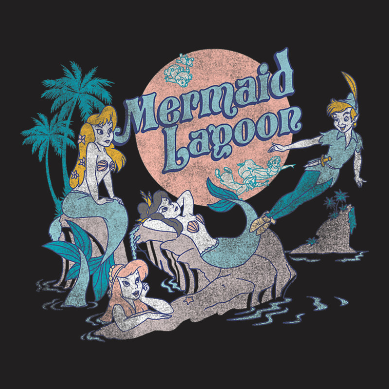 Peter Pan Distressed Mermaid Lagoon T-shirt | Artistshot