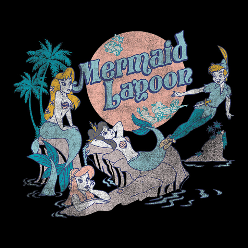 Peter Pan Distressed Mermaid Lagoon Pocket T-shirt | Artistshot