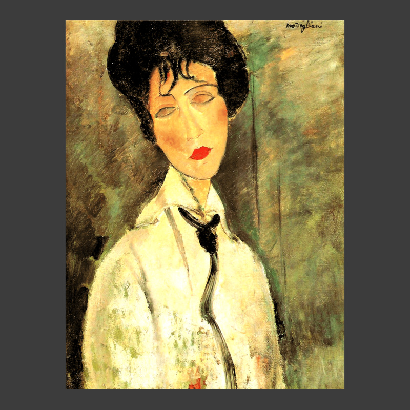 Amedeo Modigliani Woman With Black Cravat Classic Men's Polo Shirt by cm-arts | Artistshot