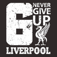 Never Give Up Liverpool T Shirt Worn By Mohamed Salah At Final Champio Racerback Tank | Artistshot