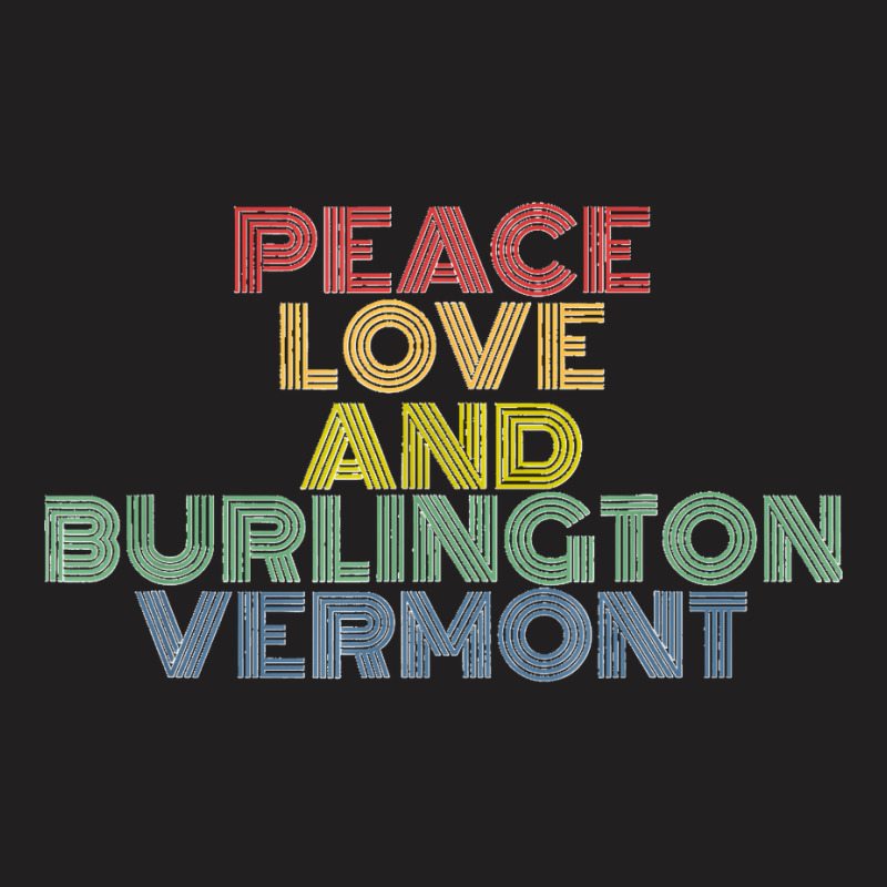 Burlington Vermont Vintage 70s Retro T-shirt | Artistshot