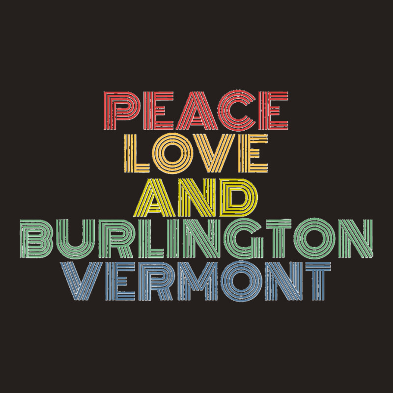 Burlington Vermont Vintage 70s Retro Tank Top | Artistshot