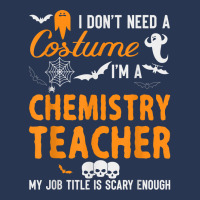 I Don't Need A Costume I'm Chemistry Teacher Halloween Video Games Cha Men Denim Jacket | Artistshot