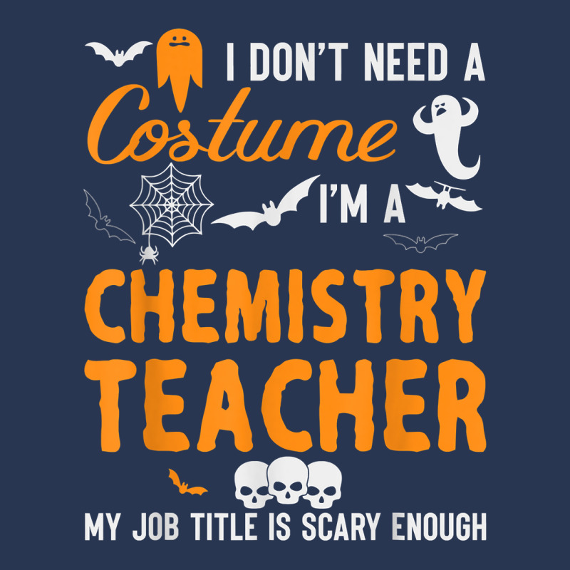 I Don't Need A Costume I'm Chemistry Teacher Halloween Video Games Cha Men Denim Jacket | Artistshot