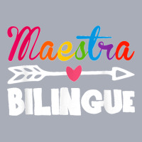 Back To School Maestra Bilingue Cute Funny Spanish Teacher Tank Dress | Artistshot