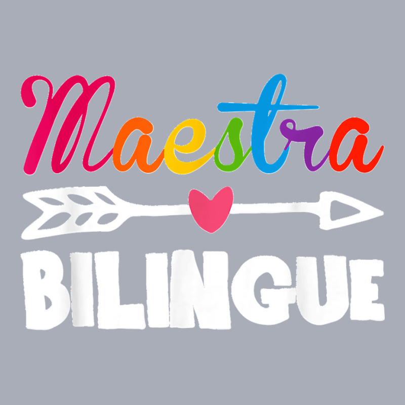 Back To School Maestra Bilingue Cute Funny Spanish Teacher Tank Dress by AnaMercedesContreras | Artistshot