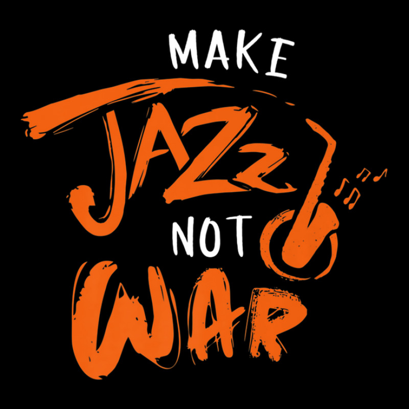 Brass Instrument Musician Instrumentalist Make Jazz Not War Pocket T-Shirt by RaidenKelly | Artistshot