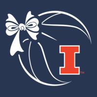 Illinois Fighting Illini Basketball Ribbon - Apparel Ladies Denim Jacket | Artistshot