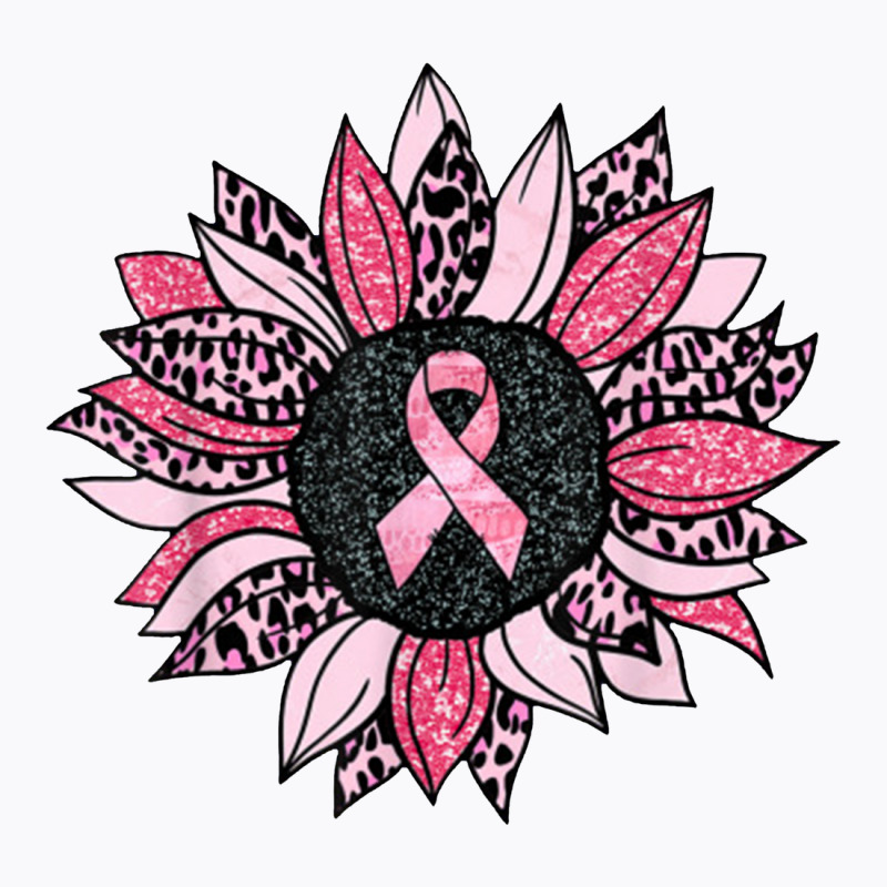 Sunflower Pink Cancer Awareness Women Warrior T-shirt | Artistshot