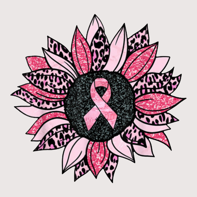 Sunflower Pink Cancer Awareness Women Warrior Pocket T-shirt | Artistshot