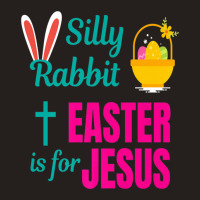 Easter Funny Silly Rabbit Christian Cross Tank Top | Artistshot