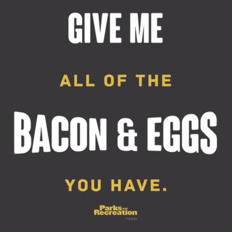 Parks And Recreation Bacon And Eggs Ron Swanson Tee Ladies Curvy T-Shirt by AngelaMaria | Artistshot