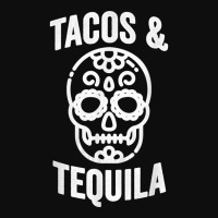 Tacos & Tequila Sugar Skull Calavera Alcohol Mexican Crop Top | Artistshot