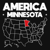 Usa Minnesota, Usa Minnesota Vintage, Usa Minnesota Art, Usa Minnesota Pin-back Button | Artistshot