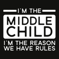 Funny Sibling Middle Child Brother Sister Gift Scorecard Crop Tee | Artistshot