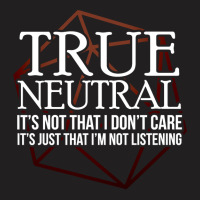 True Neutral Character Alignment T-shirt | Artistshot