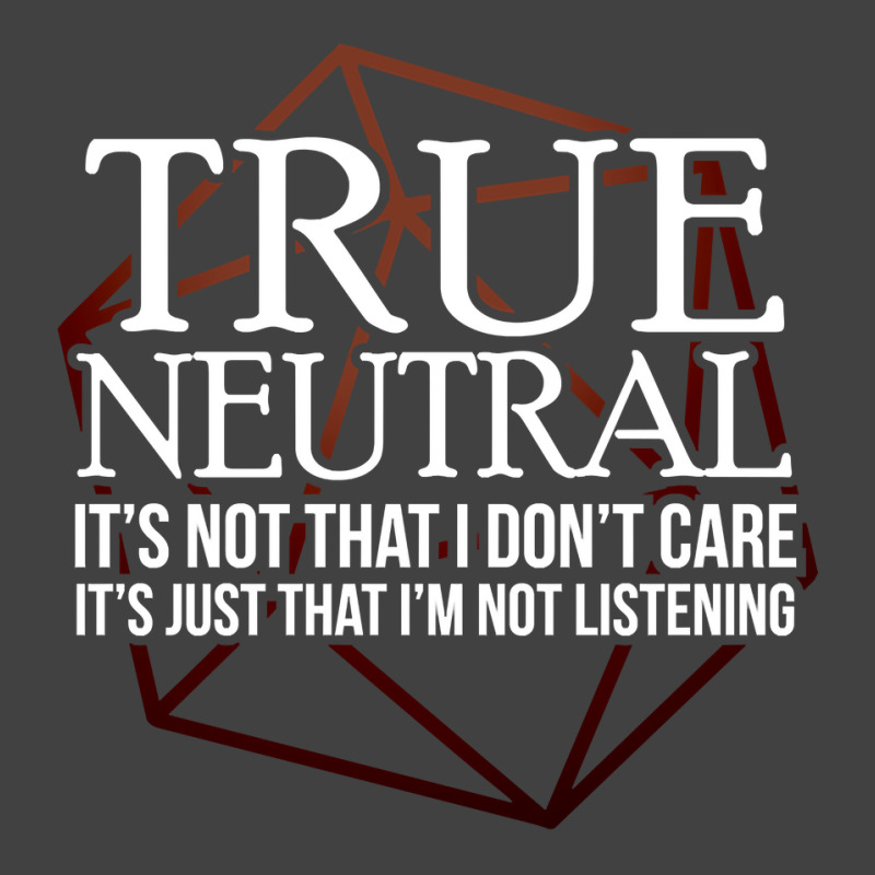 True Neutral Character Alignment Vintage T-shirt | Artistshot