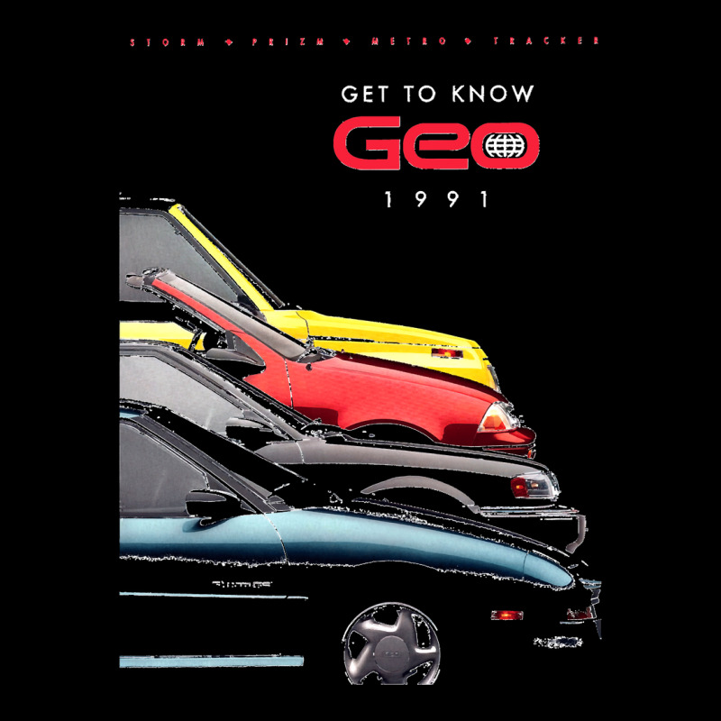 Custom Geo Motors (geo Metro) 90s Advert Classic Vneck Tee By