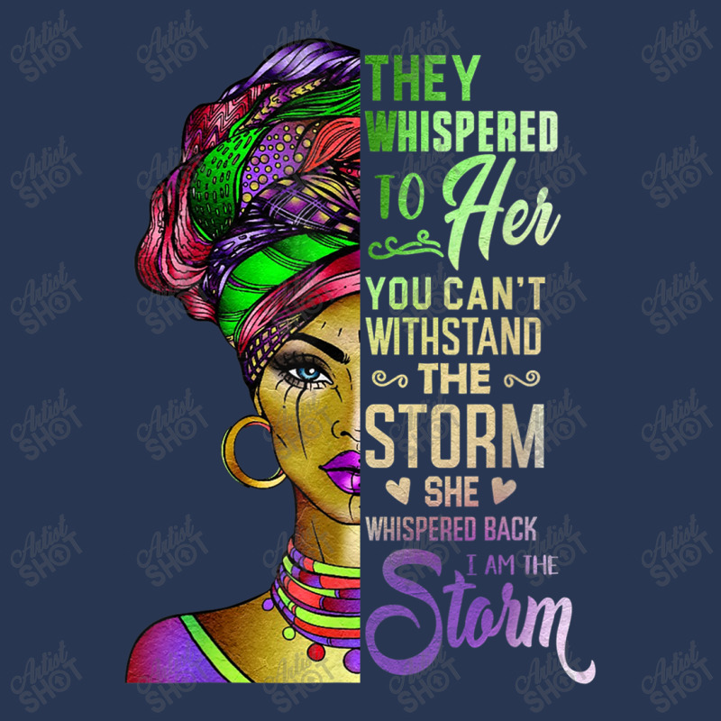 Black History Month  African Woman Afro I Am The Storm Graphic Music Ladies Denim Jacket by TyrellDesign | Artistshot