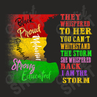 Black History Month  African Woman Afro I Am The Storm Music Vintage Ladies Fitted T-shirt | Artistshot