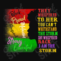 Black History Month  African Woman Afro I Am The Storm Music Vintage Crop Top | Artistshot