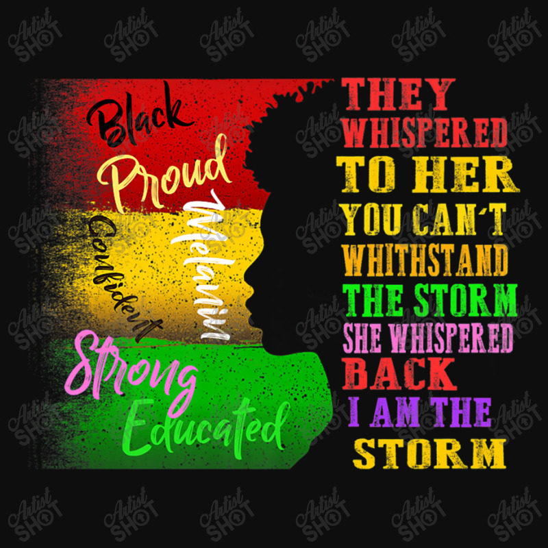 Black History Month  African Woman Afro I Am The Storm Music Vintage Crop Top by TyrellDesign | Artistshot