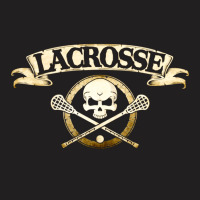 Lacrosse Skull And Crossbones, Lacrosse Skull And Crossbones Art, Lacr T-shirt | Artistshot