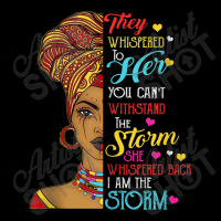 Black History Month  African Woman Afro I Am The Storm Painting Zipper Hoodie | Artistshot