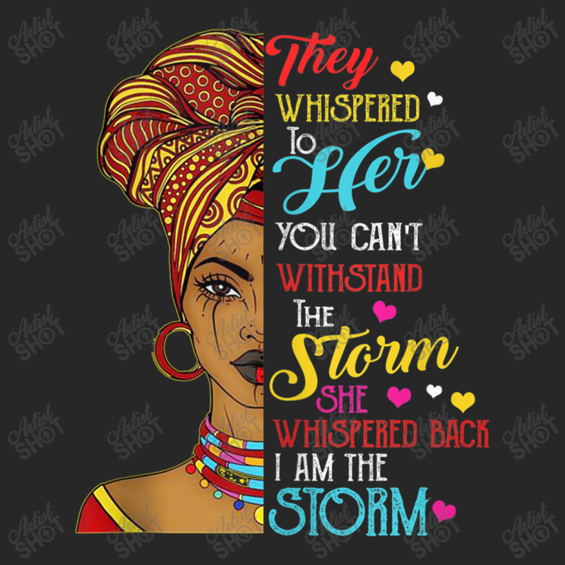 Black History Month  African Woman Afro I Am The Storm Painting Men's T-shirt Pajama Set by TyrellDesign | Artistshot