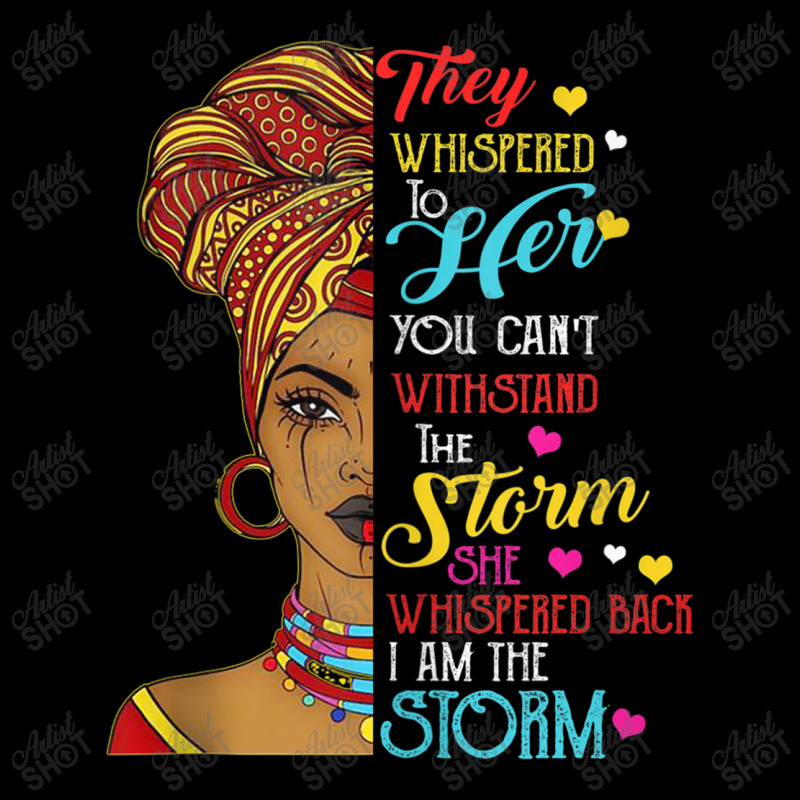 Black History Month  African Woman Afro I Am The Storm Painting Men's 3/4 Sleeve Pajama Set by TyrellDesign | Artistshot